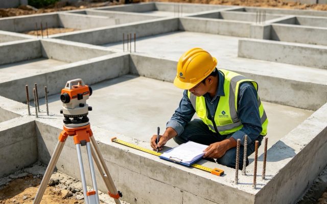 Quy trình kiểm tra và nghiệm thu phần móng nhà dân dụng chuẩn kỹ thuật từ A-Z