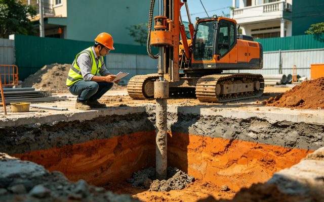 Kinh nghiệm xử lý nền móng nhà phố trên nền đất yếu: Giải pháp nào tối ưu và tiết kiệm?